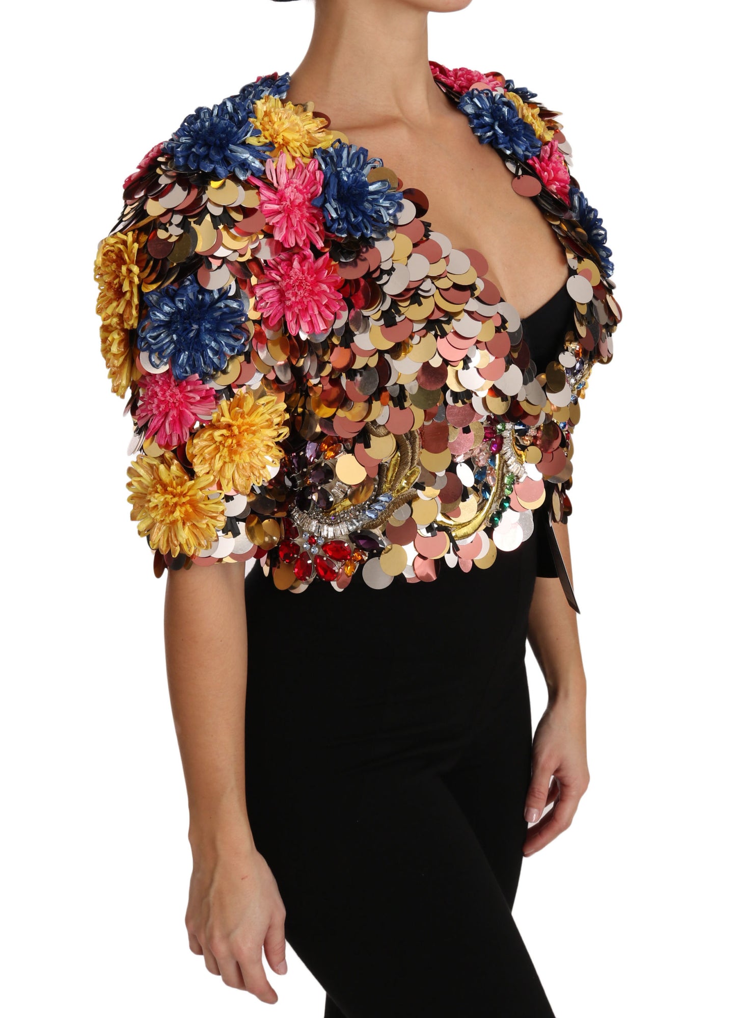 Veste courte ornée de cristaux Dolce & Gabbana Enchanted Sicily