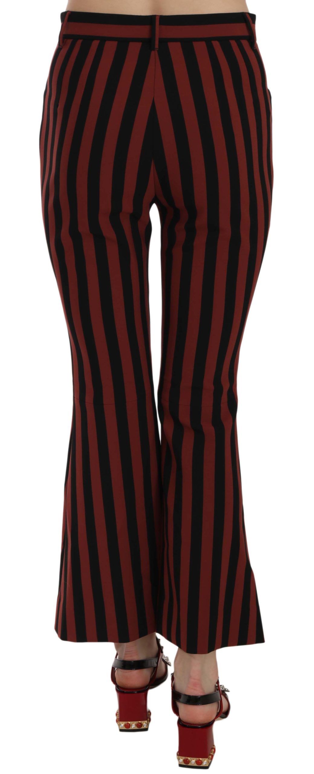 Dolce & Gabbana Elegant Cropped Flared Trousers by Dolce & Gabbana