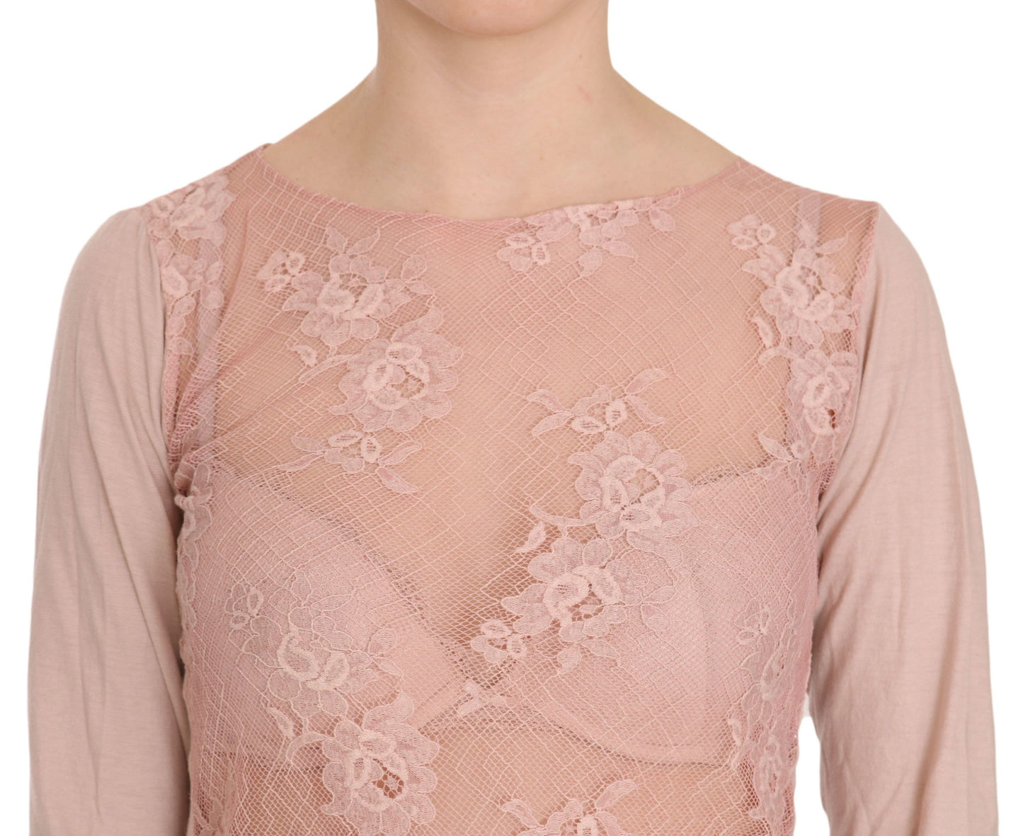 PINK MEMORIES Chemisier chic en coton transparent rose