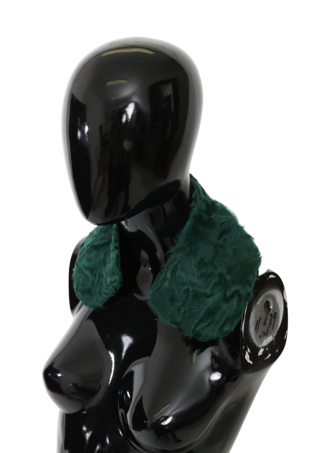 Écharpe élégante en fourrure d'agneau Dolce & Gabbana en vert luxuriant