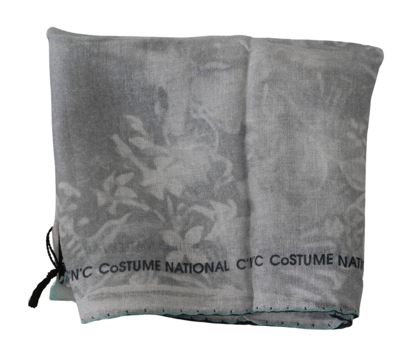 Foulard en soie gris élégant pour femme