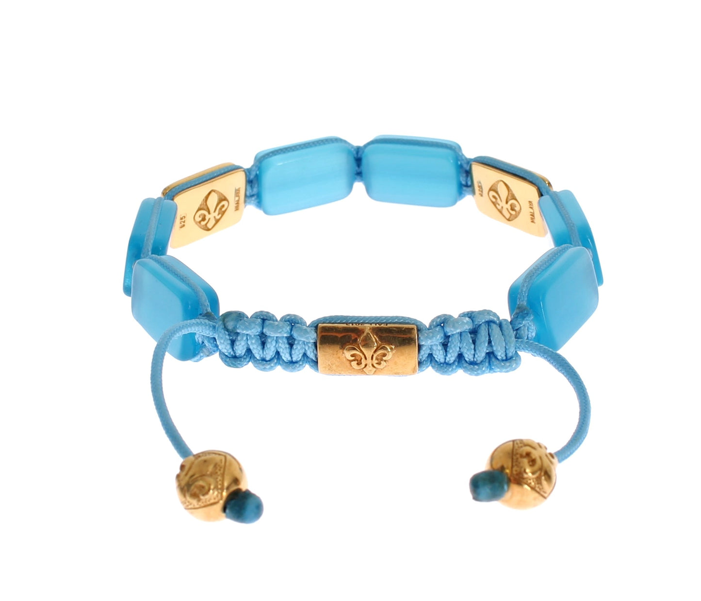 Bracelet élégant Nialaya en opale bleue et diamants