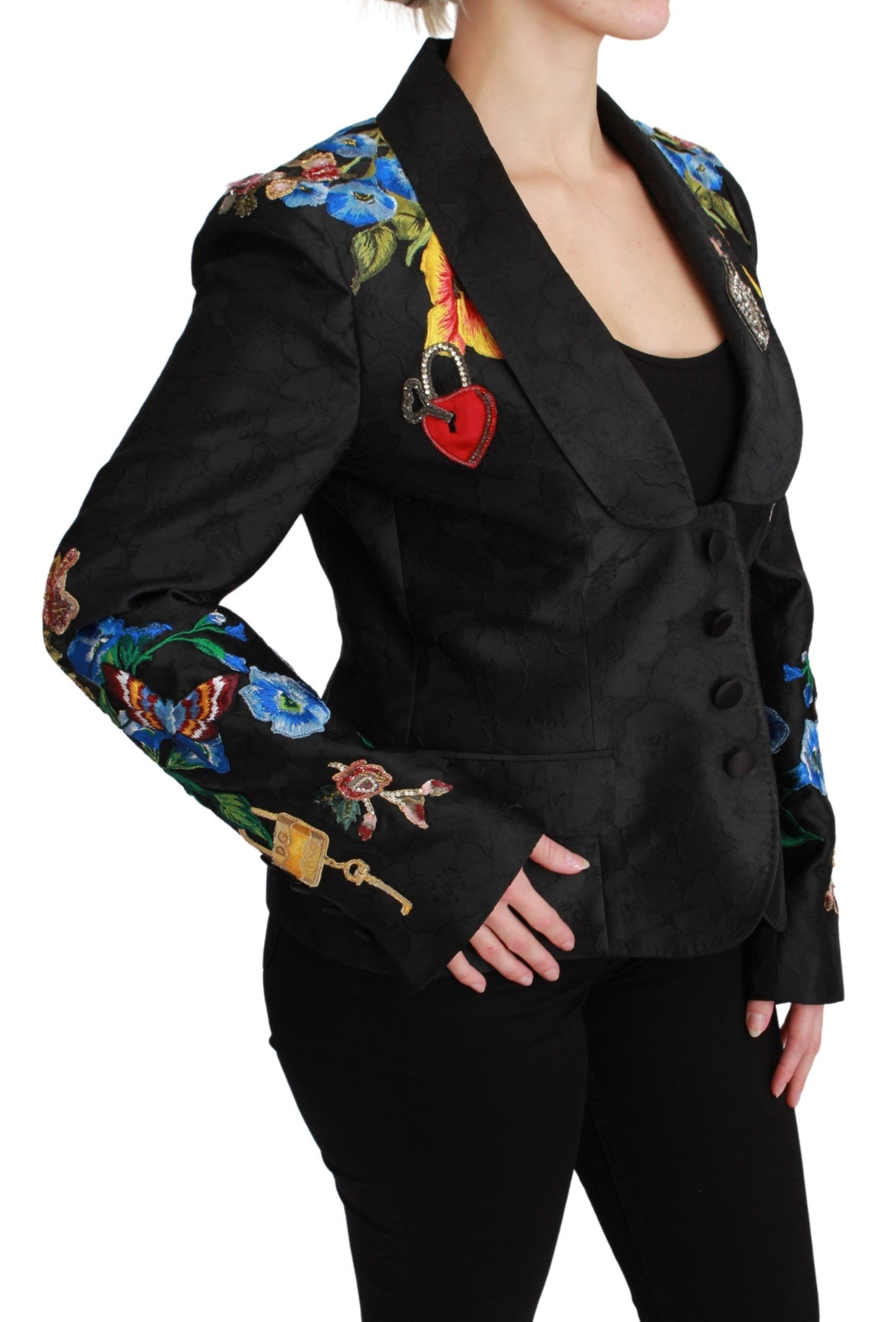 Blazer en brocart sicilien enchanté Dolce & Gabbana