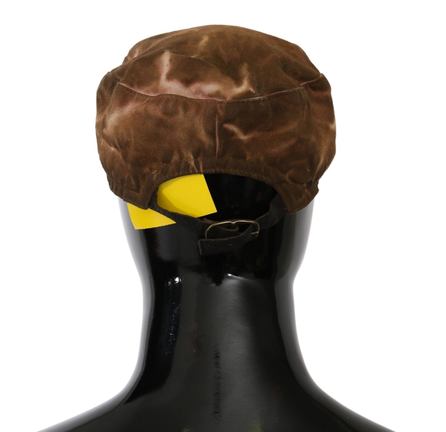 Costume National Élégant Chapeau Gavroche Marron