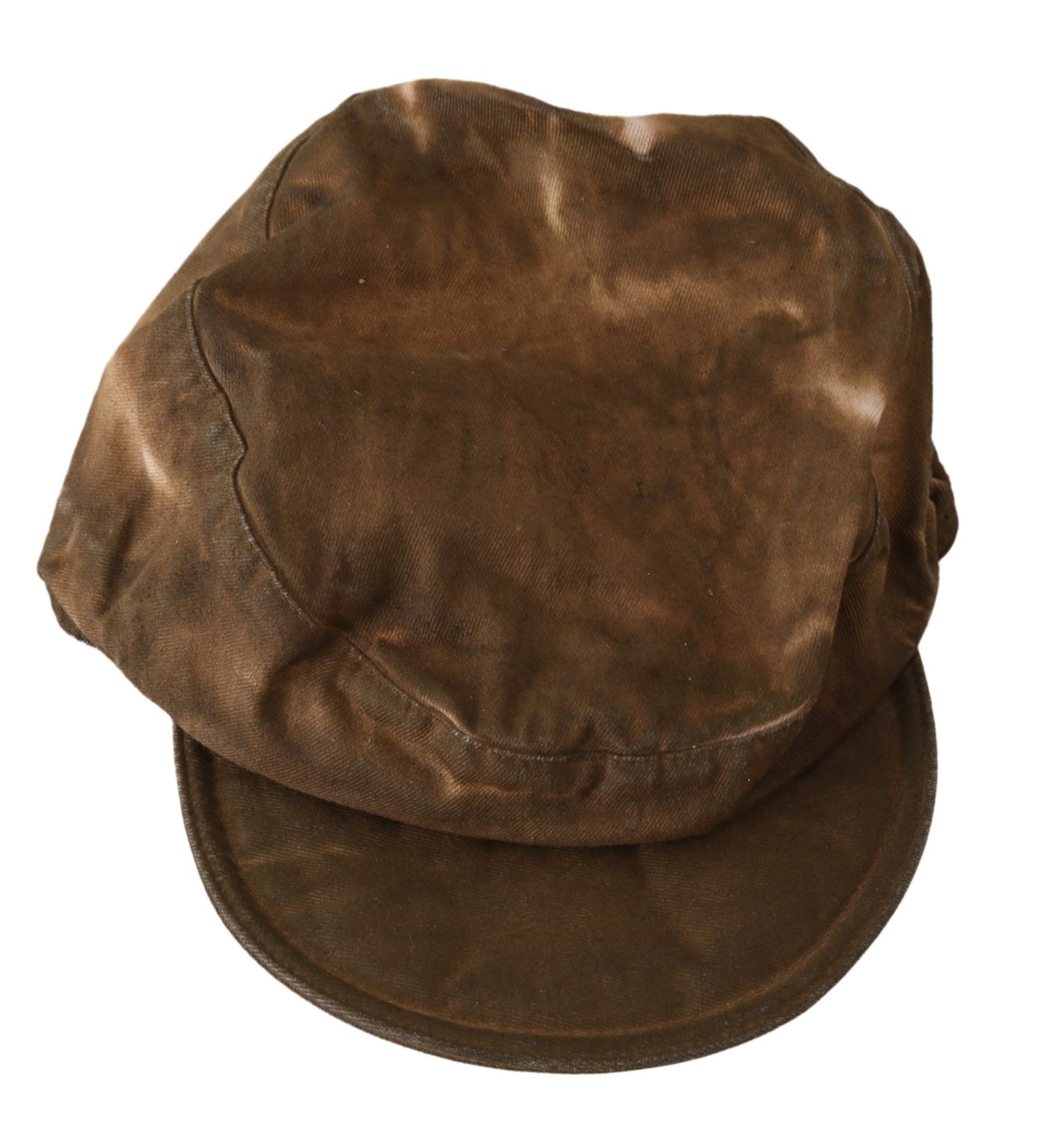 Costume National Élégant Chapeau Gavroche Marron