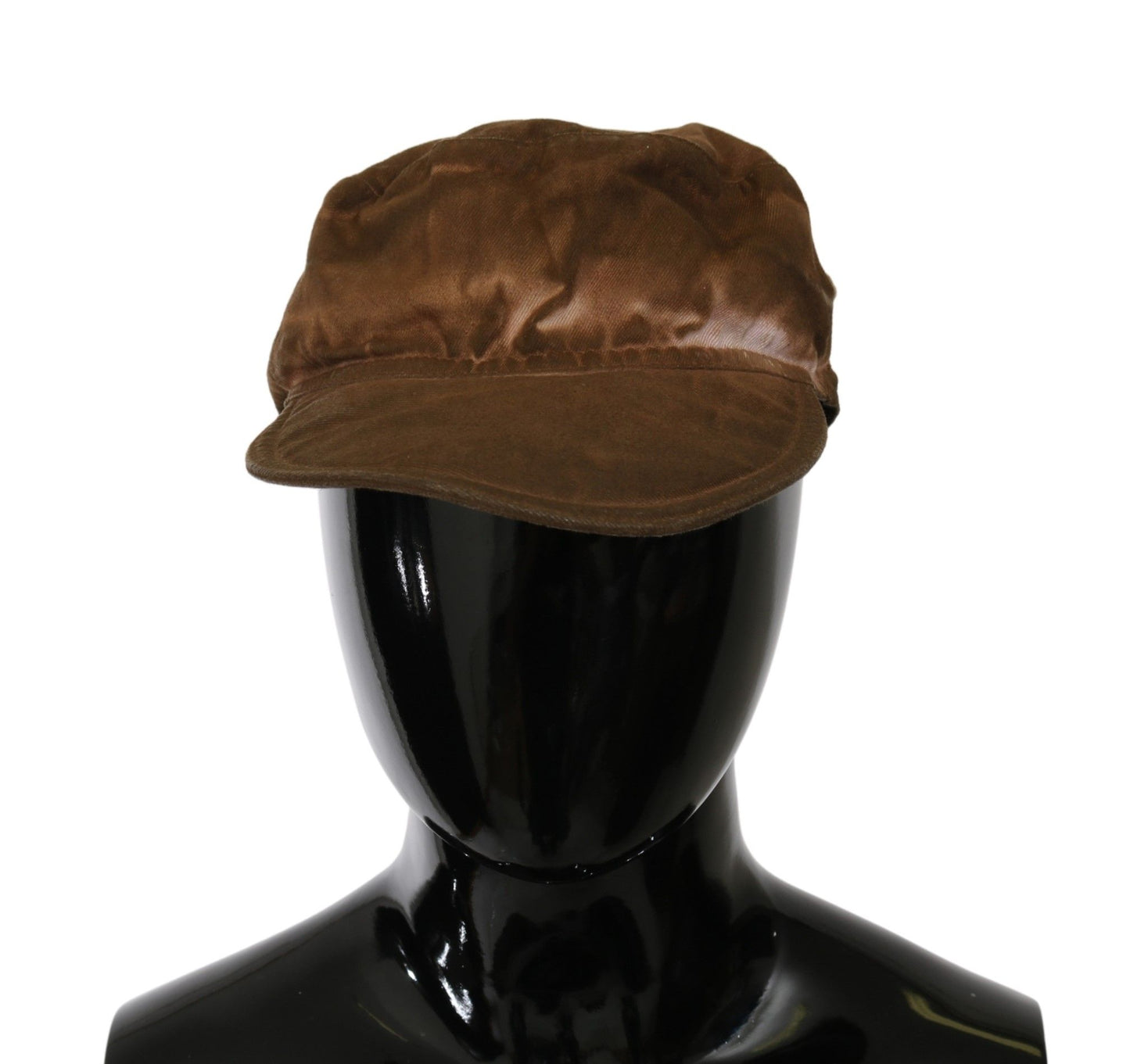 Costume National Élégant Chapeau Gavroche Marron