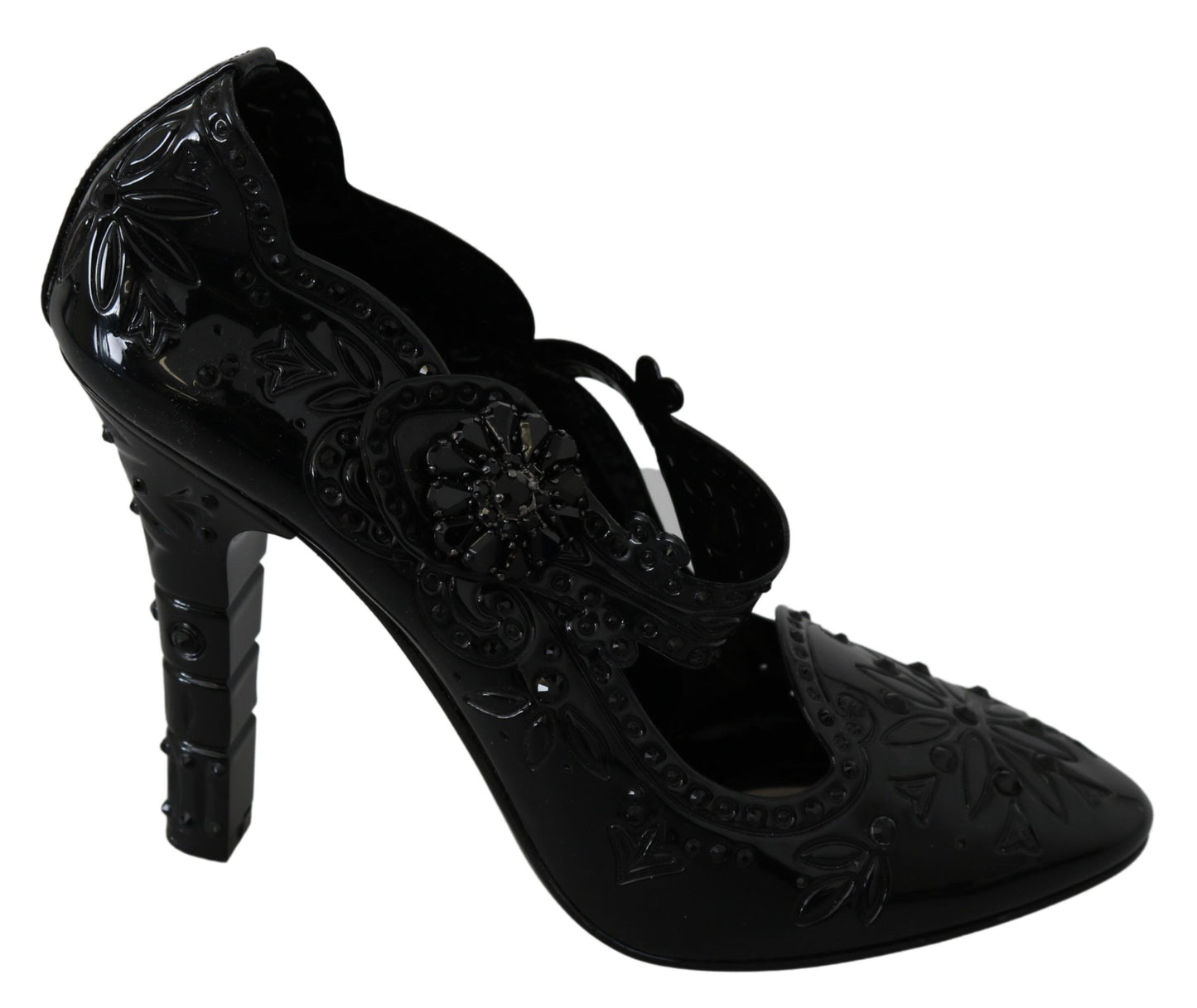 Escarpins Cendrillon élégants ornés de cristaux Dolce & Gabbana