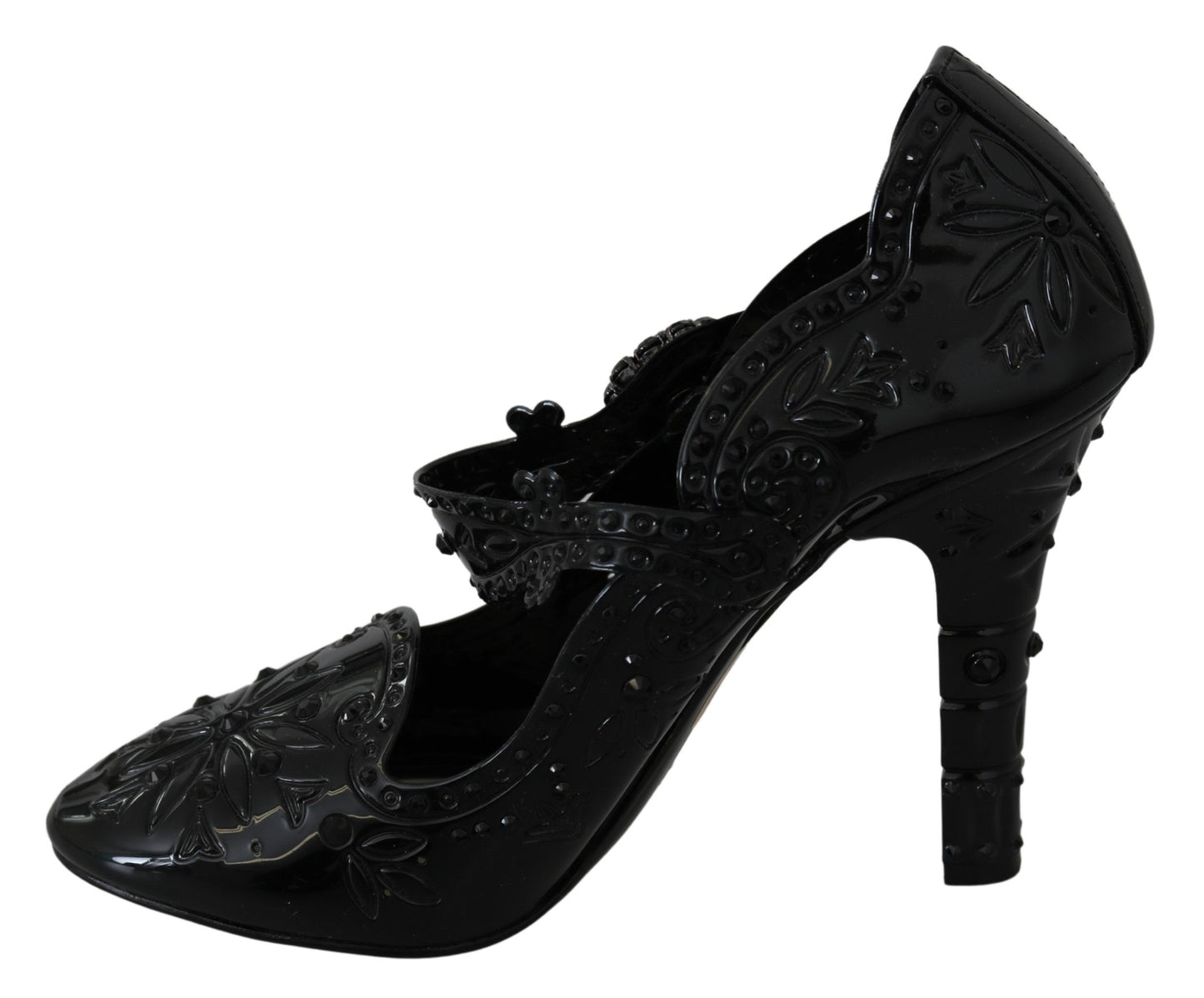 Escarpins Cendrillon élégants ornés de cristaux Dolce & Gabbana