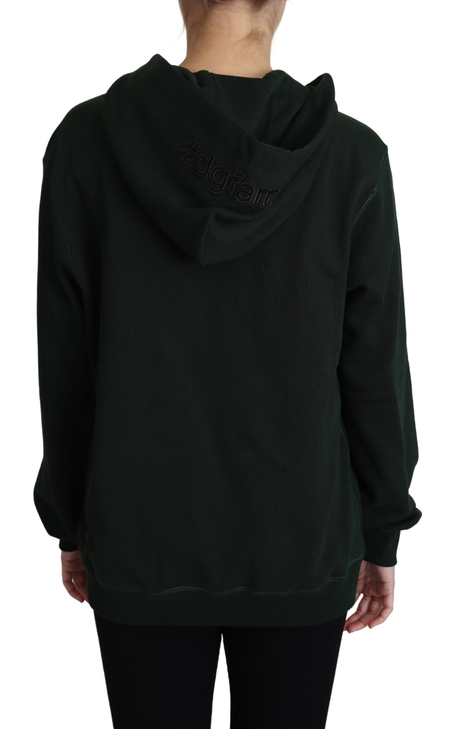Sweat à capuche brodé Dolce & Gabbana Regal Crown