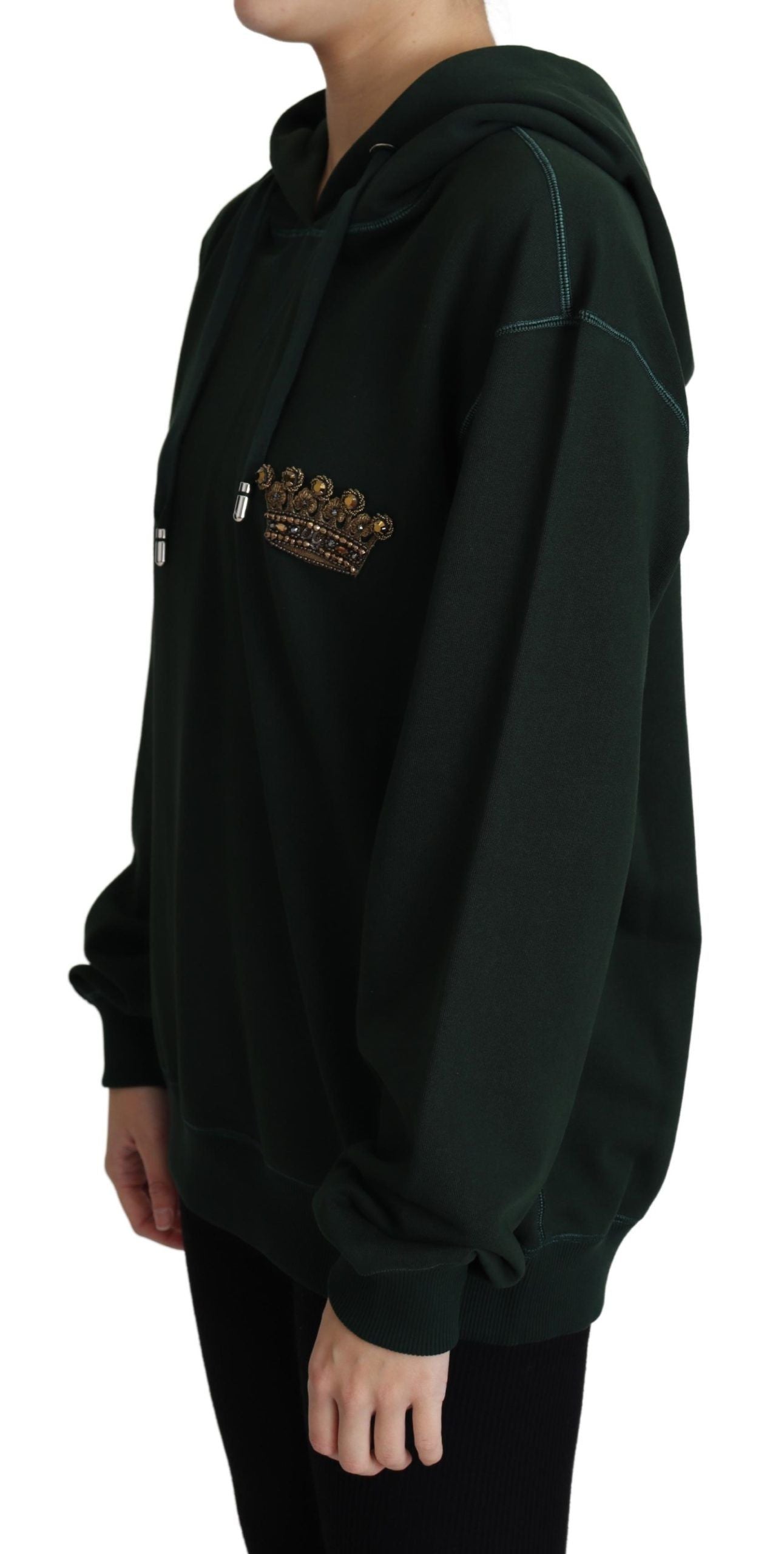 Sweat à capuche brodé Dolce & Gabbana Regal Crown