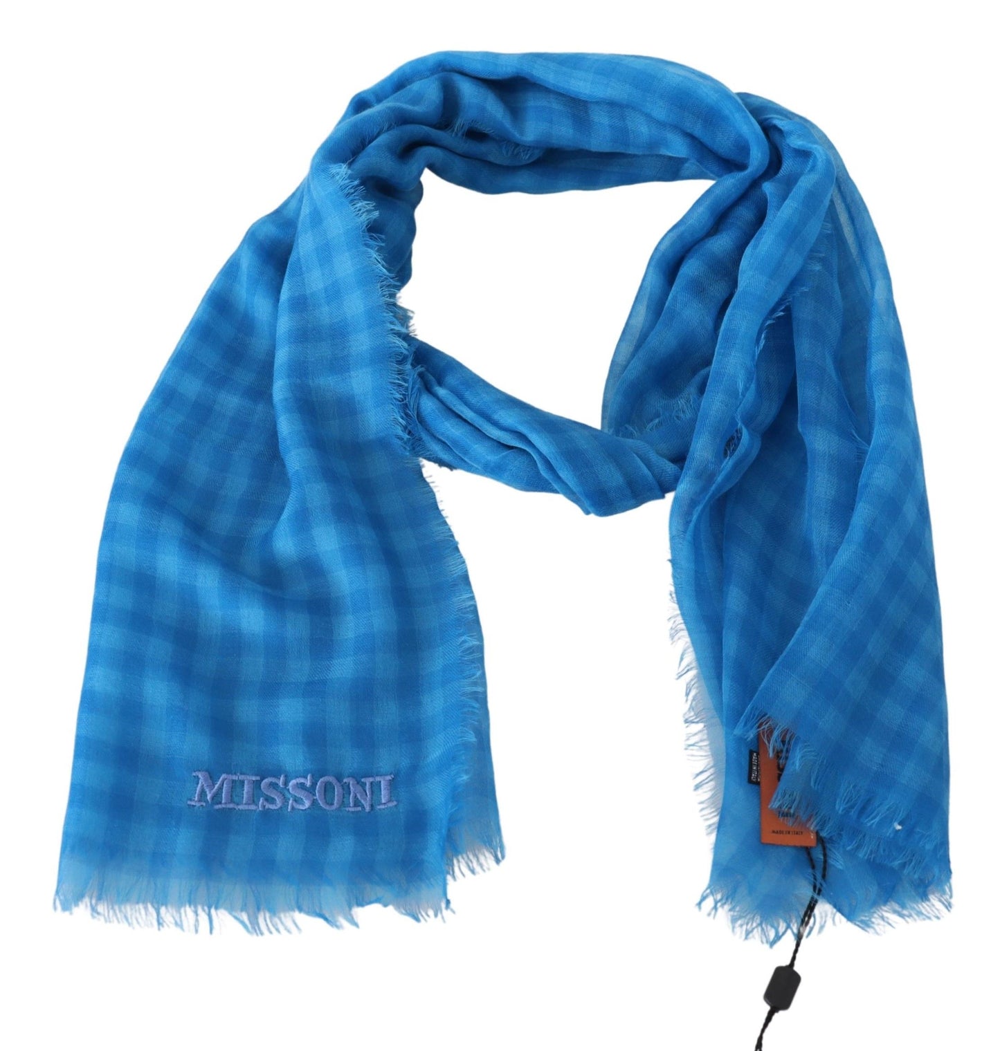 Écharpe en cachemire à carreaux chic Missoni
