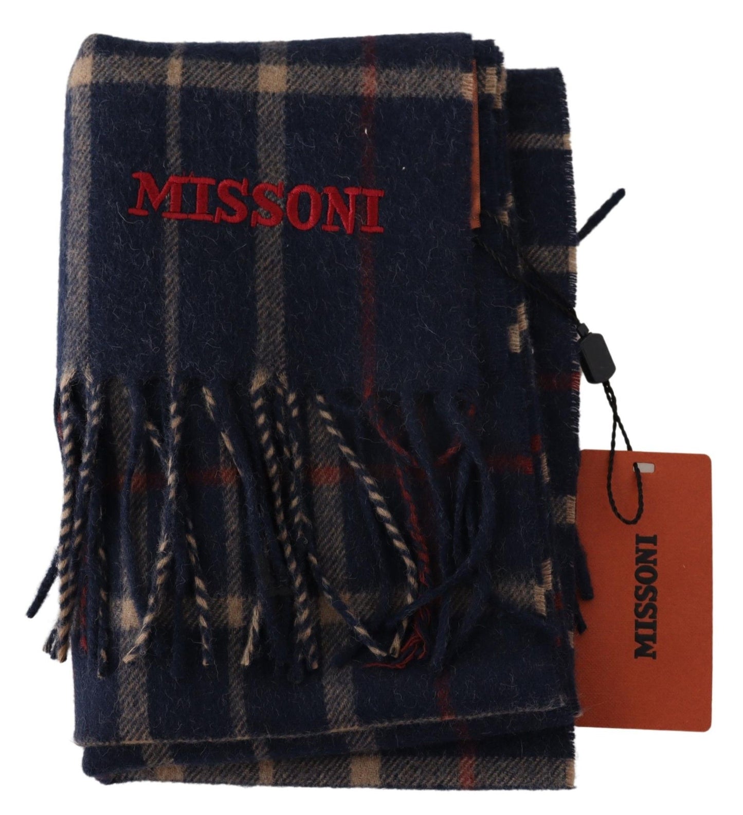 Écharpe de créateur unisexe Missoni Chic en poil de chameau