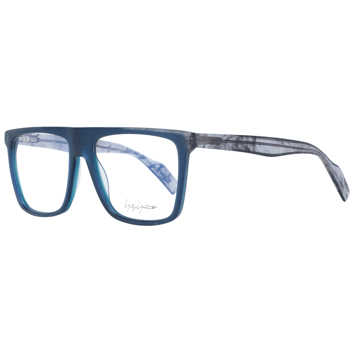 Montures optiques bleues pour hommes Yohji Yamamoto