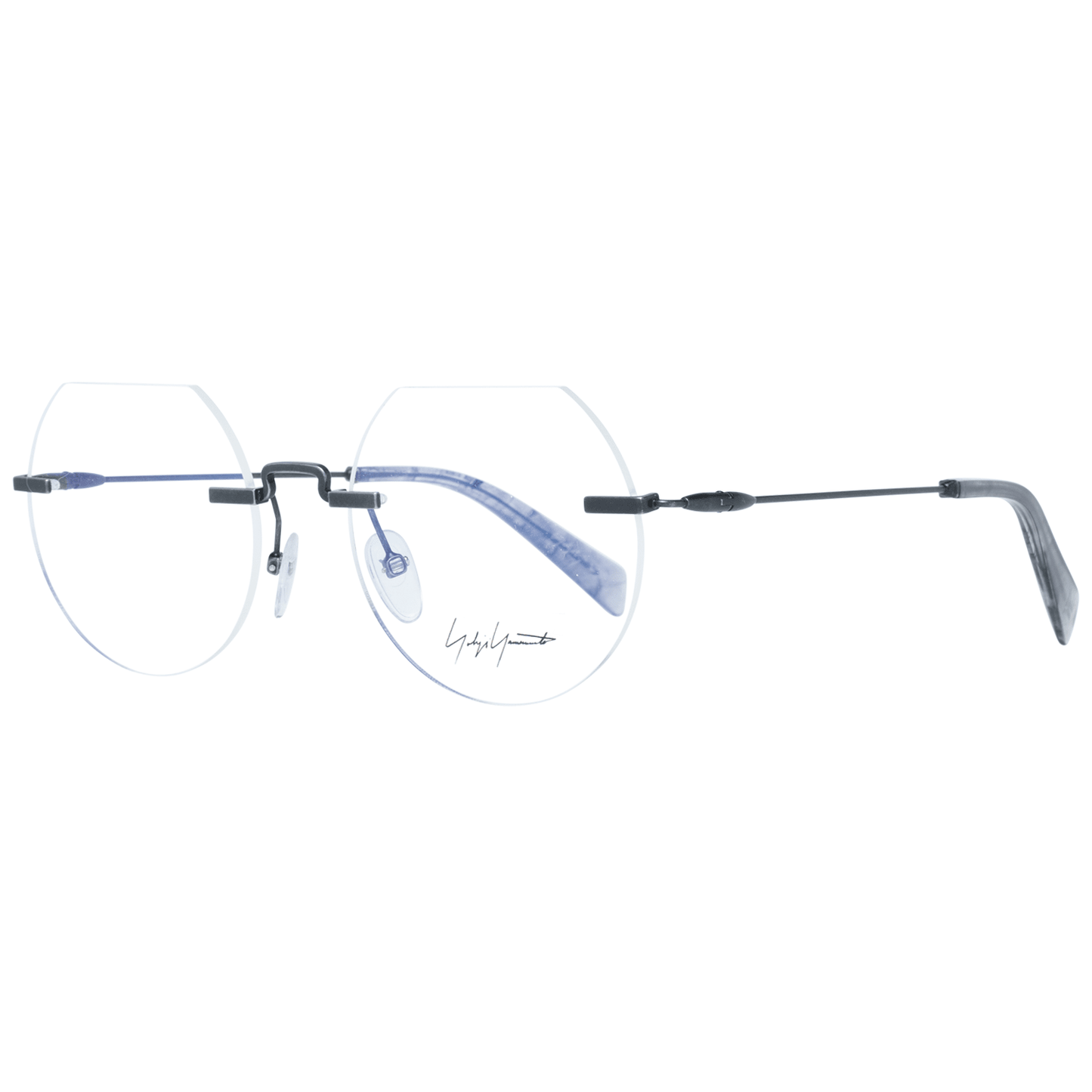 Montures optiques grises pour homme Yohji Yamamoto