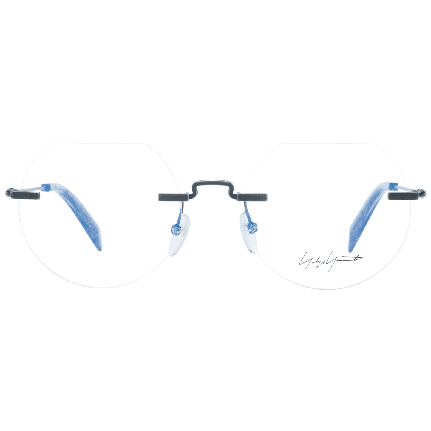 Montures optiques grises pour homme Yohji Yamamoto