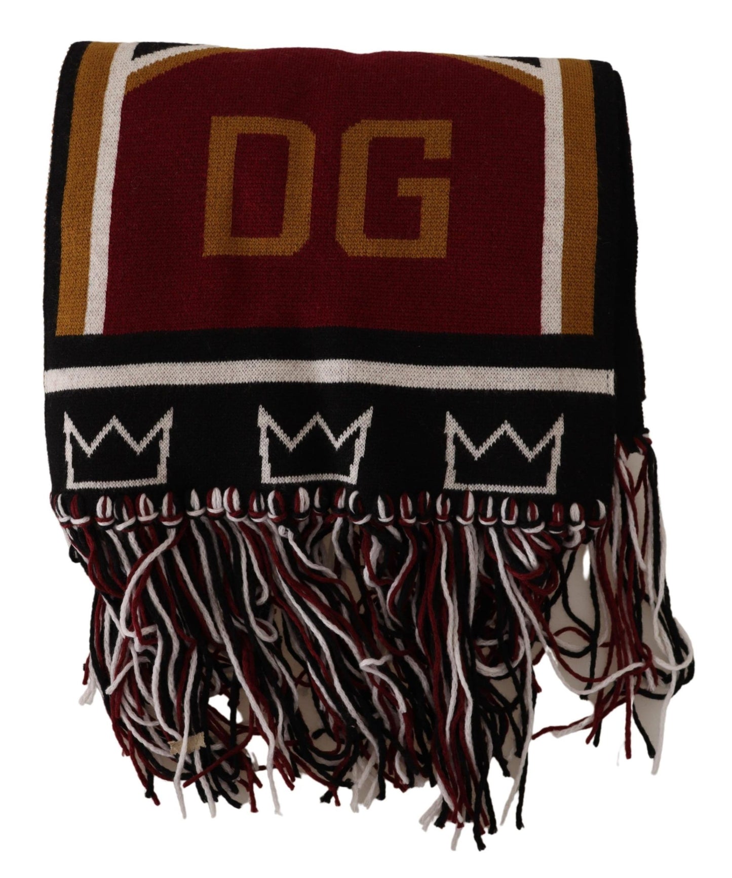 Écharpe élégante en laine et cachemire Dolce & Gabbana DG King