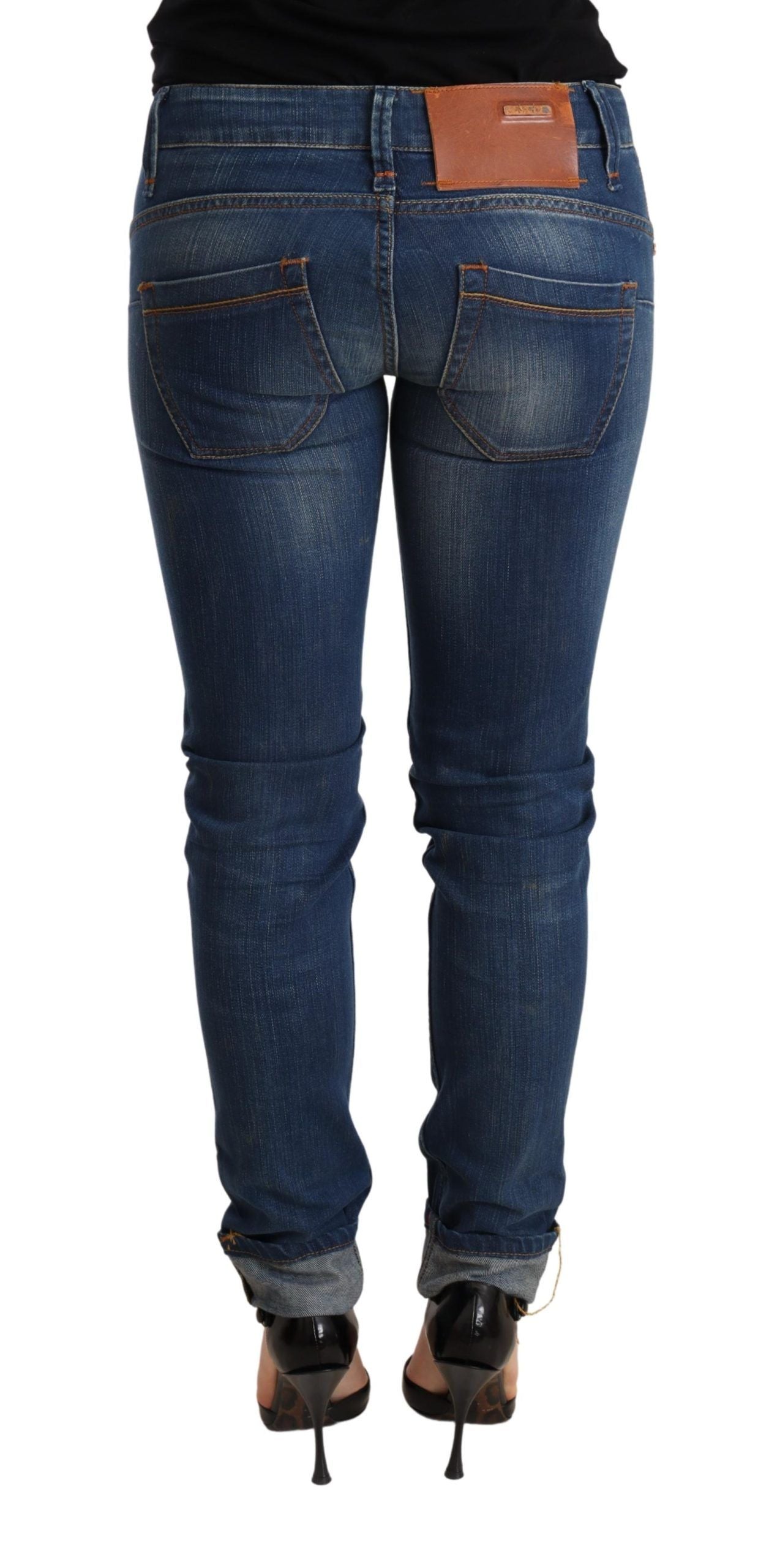 Jean skinny push-up bleu délavé Eight Chic