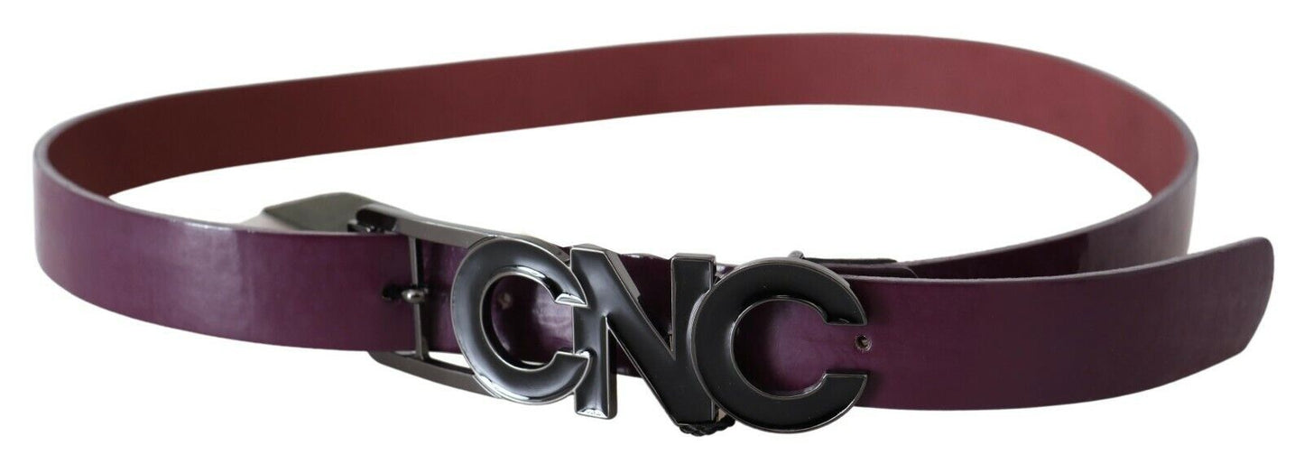 Ceinture élégante en cuir marron riche pour costume national