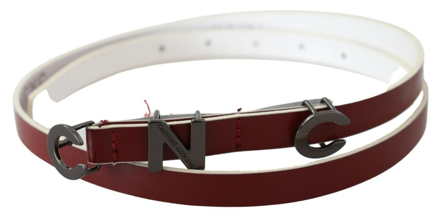 Ceinture en cuir marron chic et tendance pour costume national