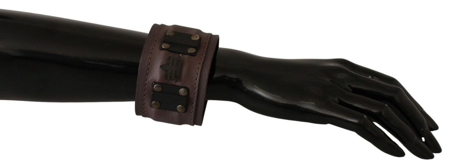 Bracelet en cuir unisexe élégant Scervino Street