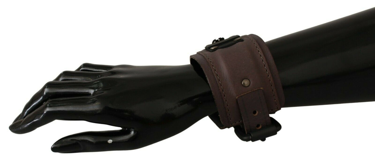 Bracelet en cuir unisexe élégant Scervino Street