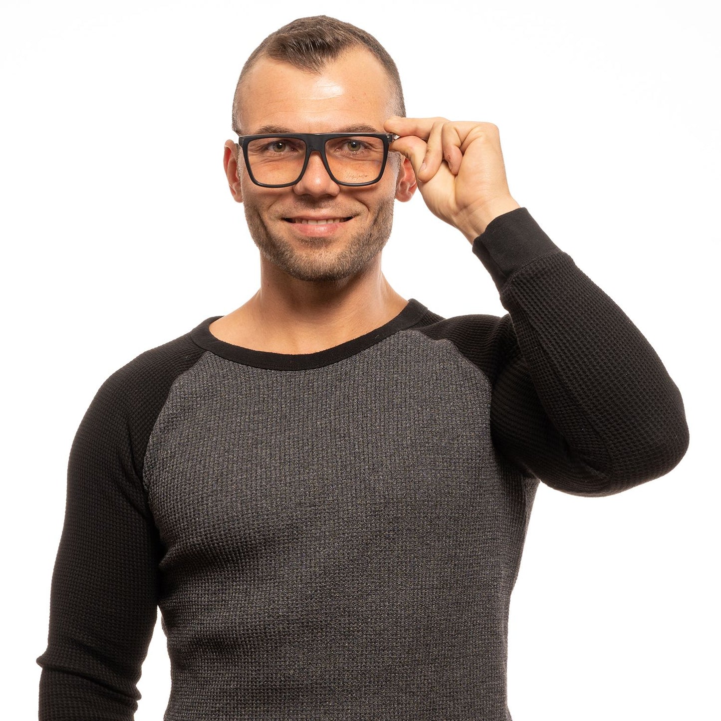 Montures optiques noires pour hommes Yohji Yamamoto