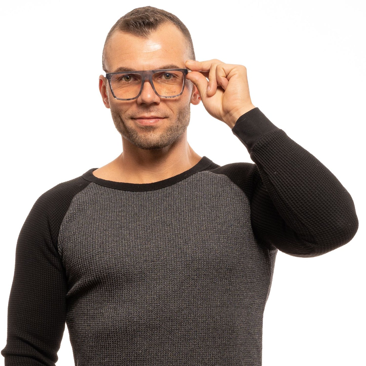 Montures optiques marron pour homme Yohji Yamamoto