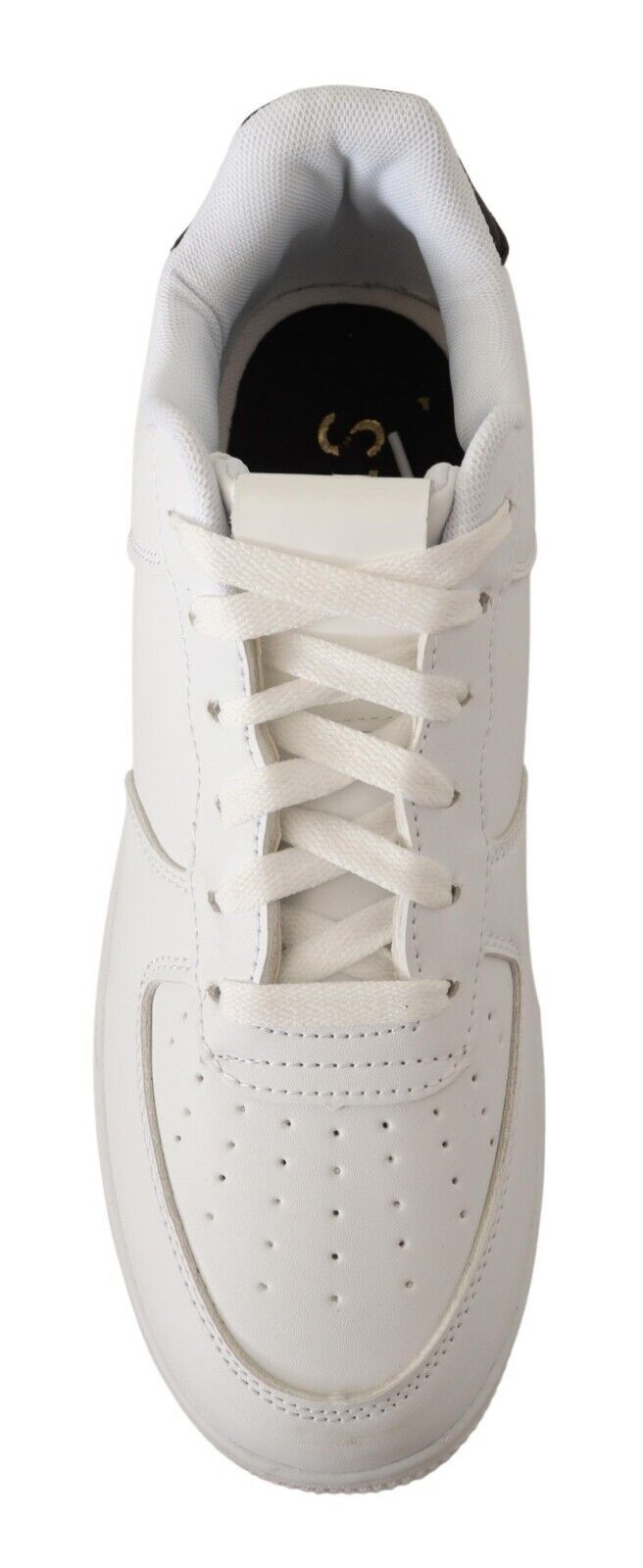 Baskets basses chics en cuir blanc SIGNS