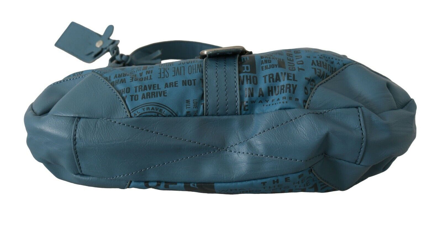 Sac bandoulière WAYFARER Chic en tissu bleu - Parfait pour l'élégance au quotidien