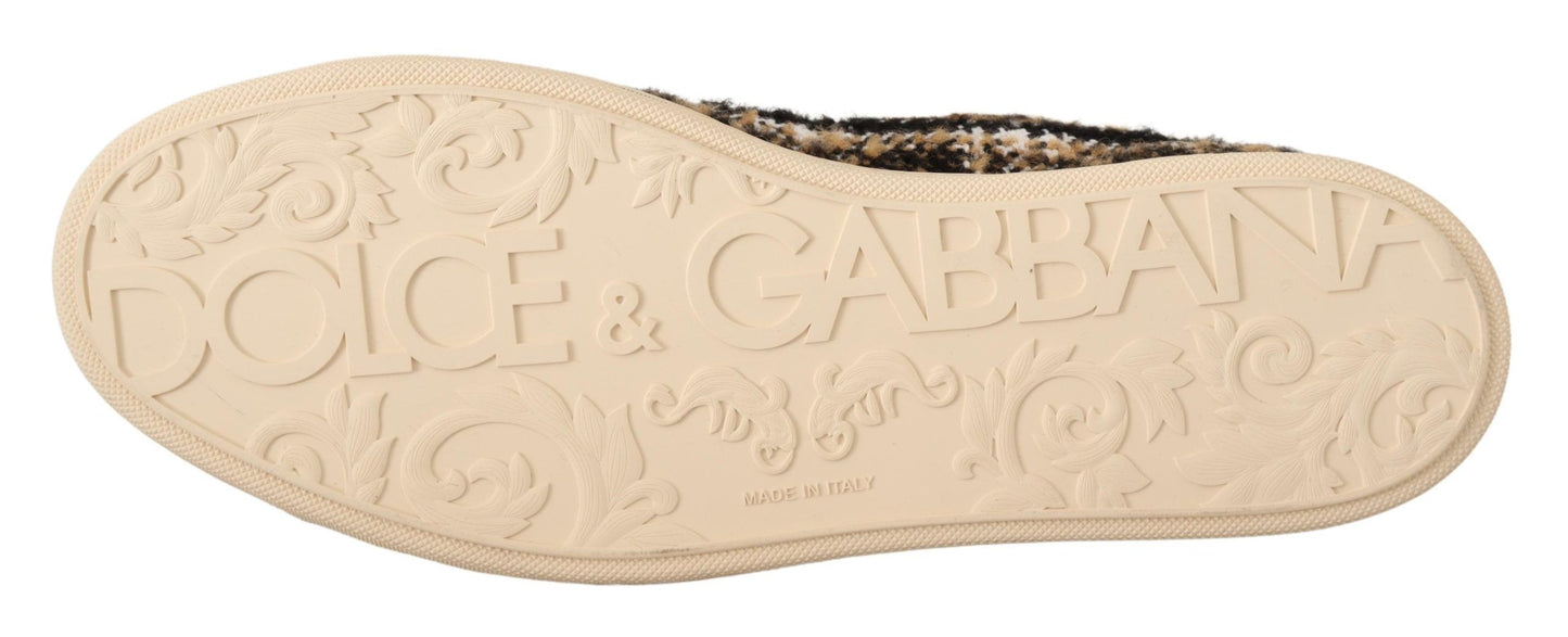 Baskets montantes beiges Dolce & Gabbana