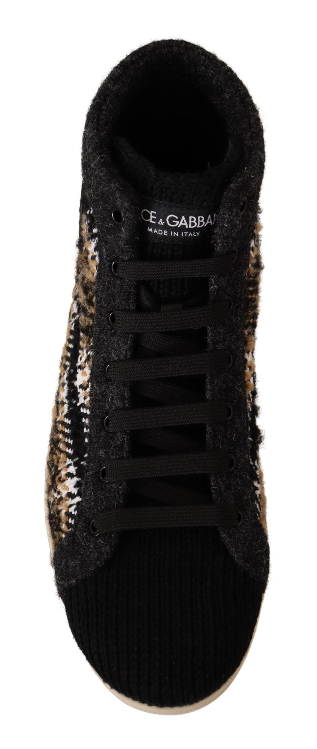 Baskets montantes beiges Dolce & Gabbana