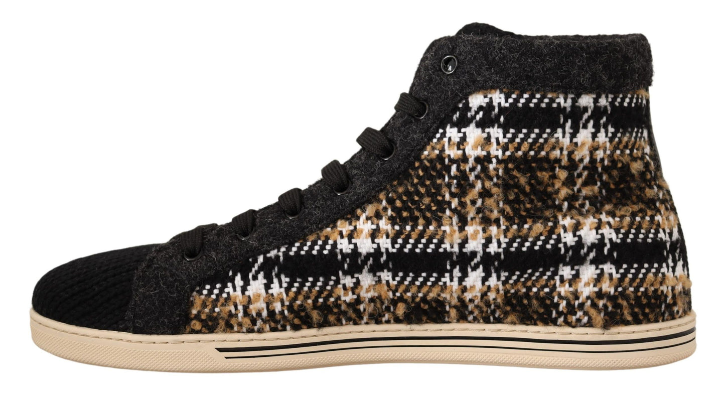 Baskets montantes beiges Dolce & Gabbana