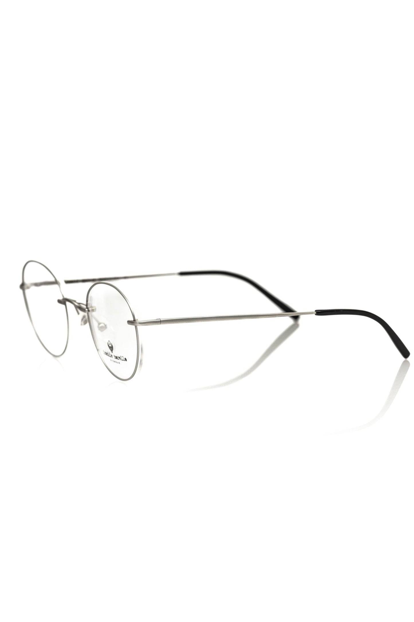 Frankie Morello Eyeglass Frame Metal Silver Unisex
