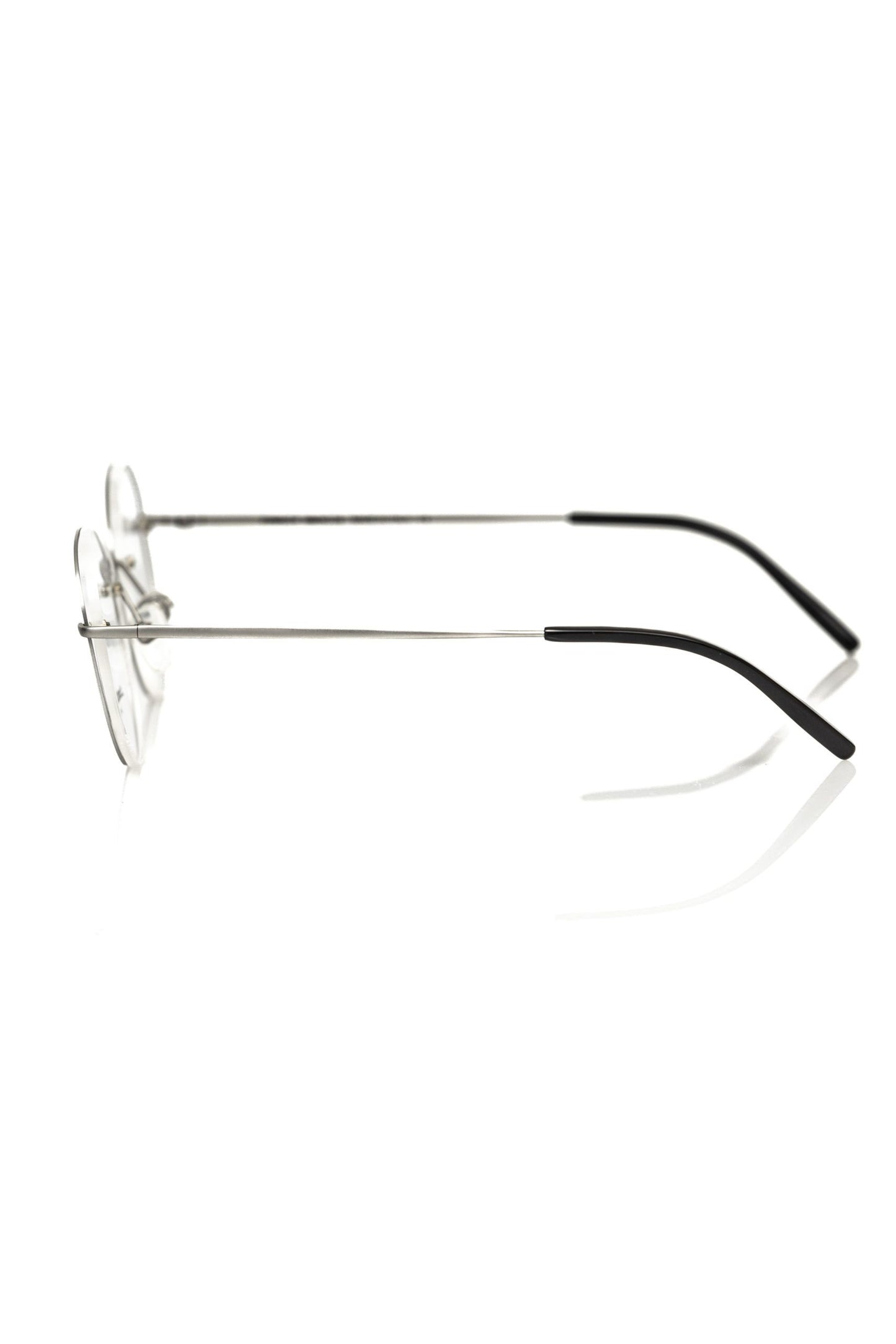 Frankie Morello Eyeglass Frame Metal Silver Unisex