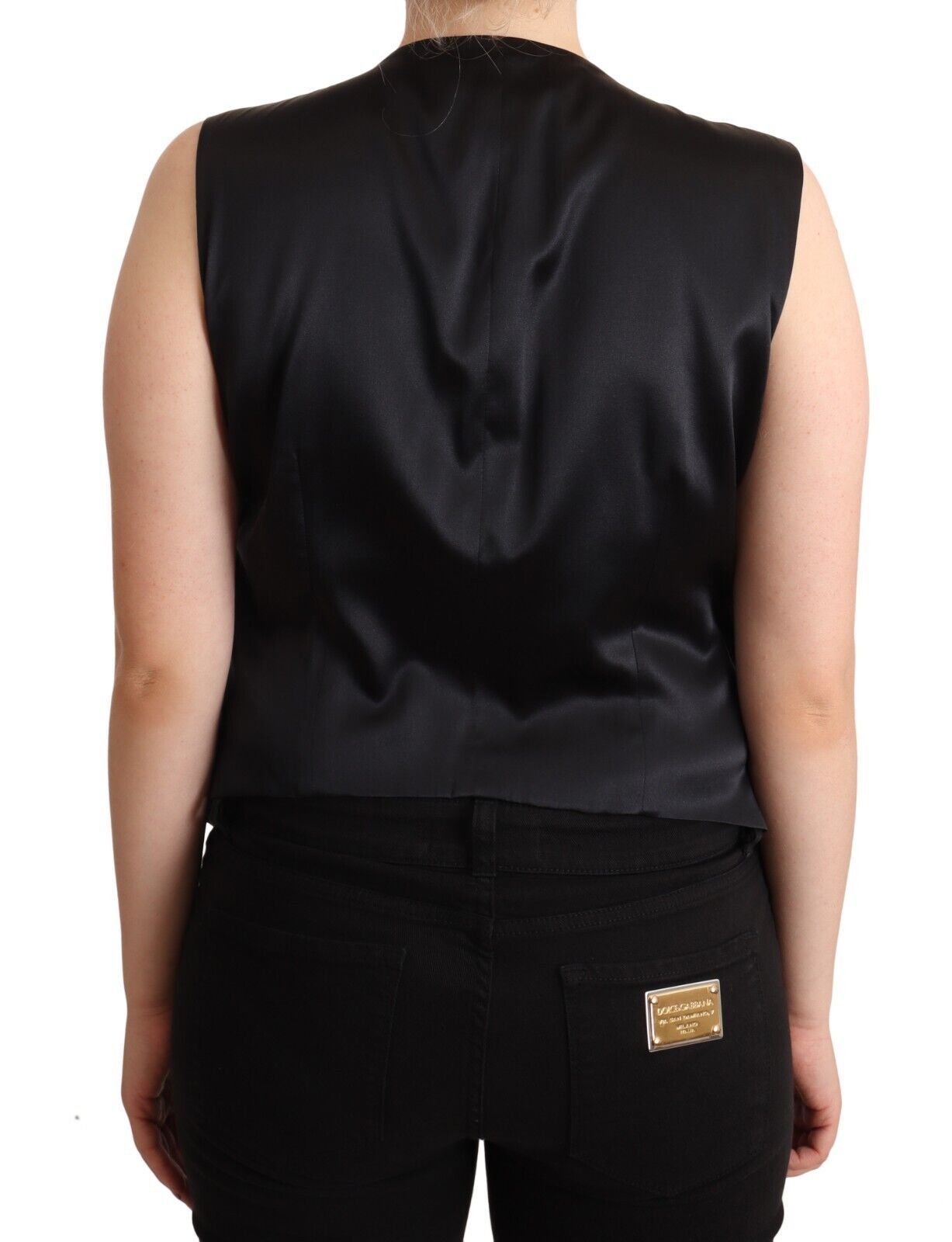 Gilet noir boutonné chic Dolce & Gabbana
