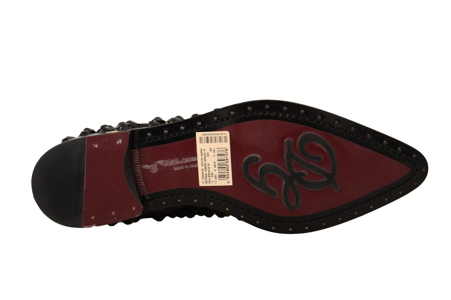 Dolce & Gabbana Élégantes ballerines à lacets en gros-grain ornées de bijoux