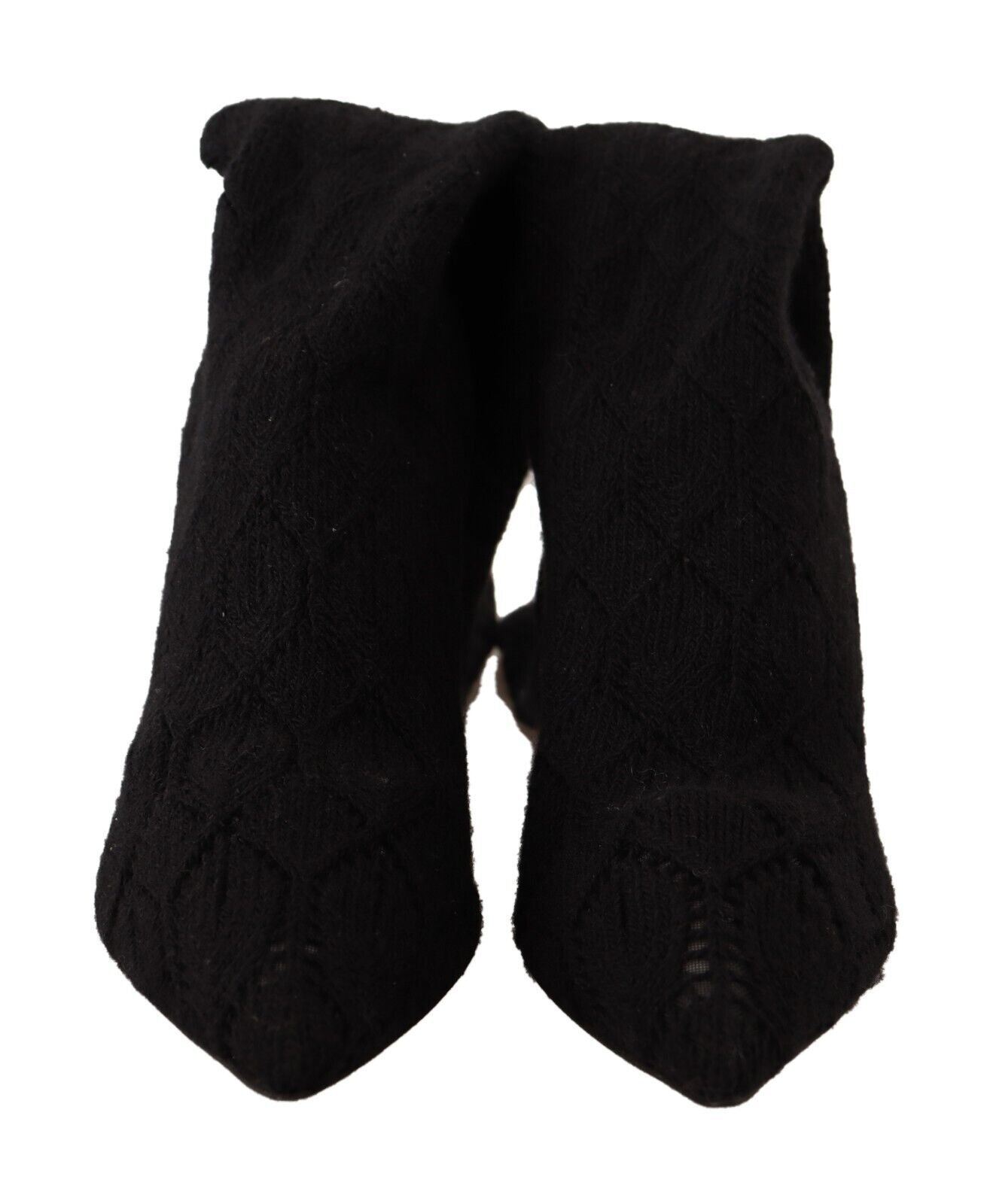 Bottes chaussettes extensibles noires élégantes Dolce & Gabbana