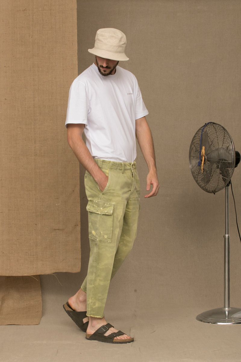 Jean Don The Fuller en coton vert pour homme