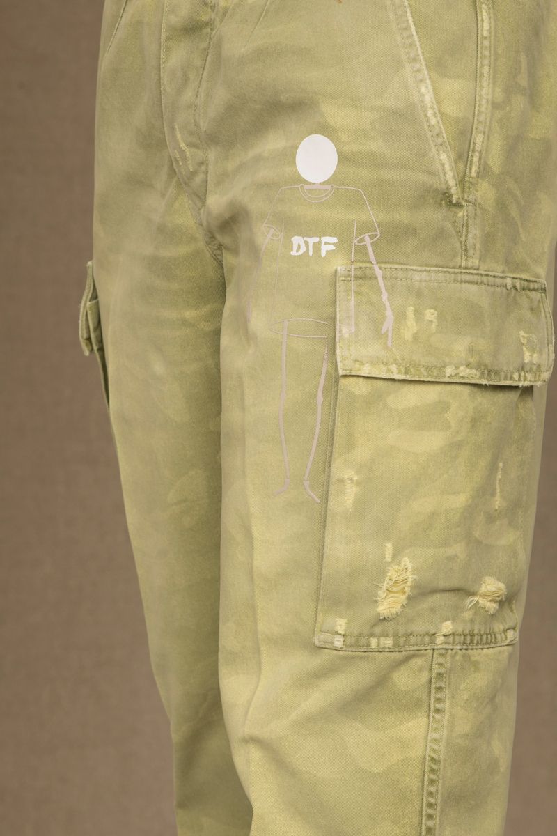 Jean Don The Fuller en coton vert pour homme