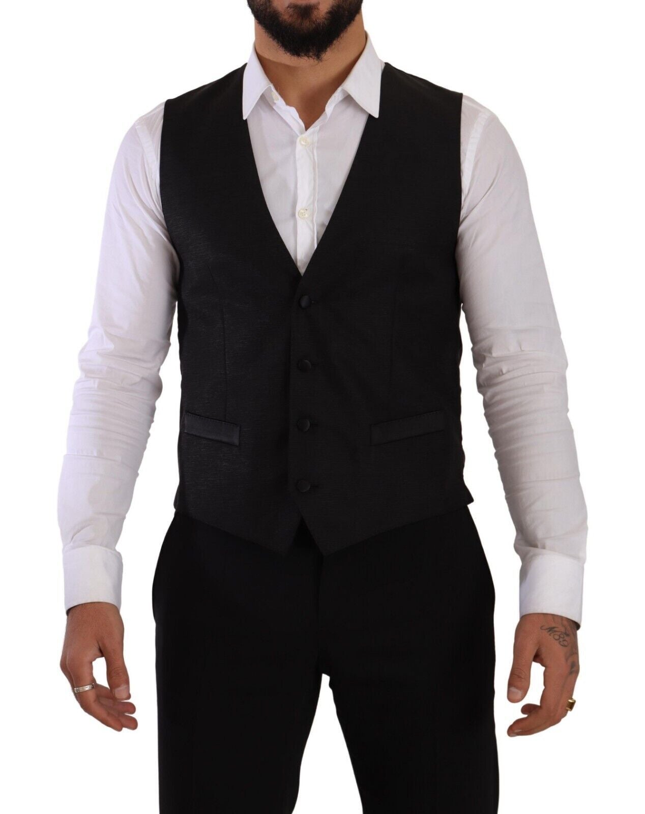 Ensemble costume slim noir Dolce & Gabbana Sicilia