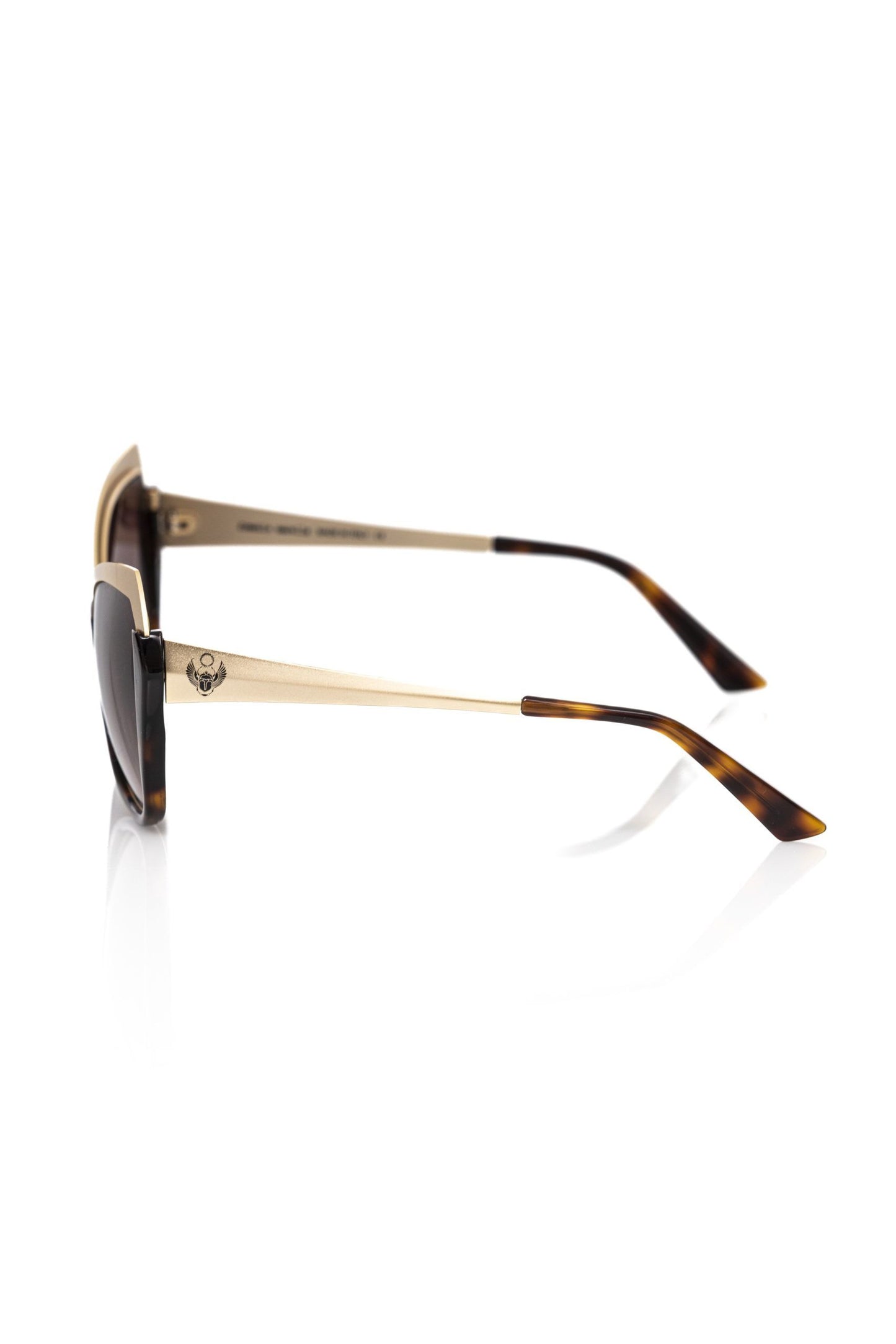 Lunettes de soleil Frankie Morello en acétate noir pour femme