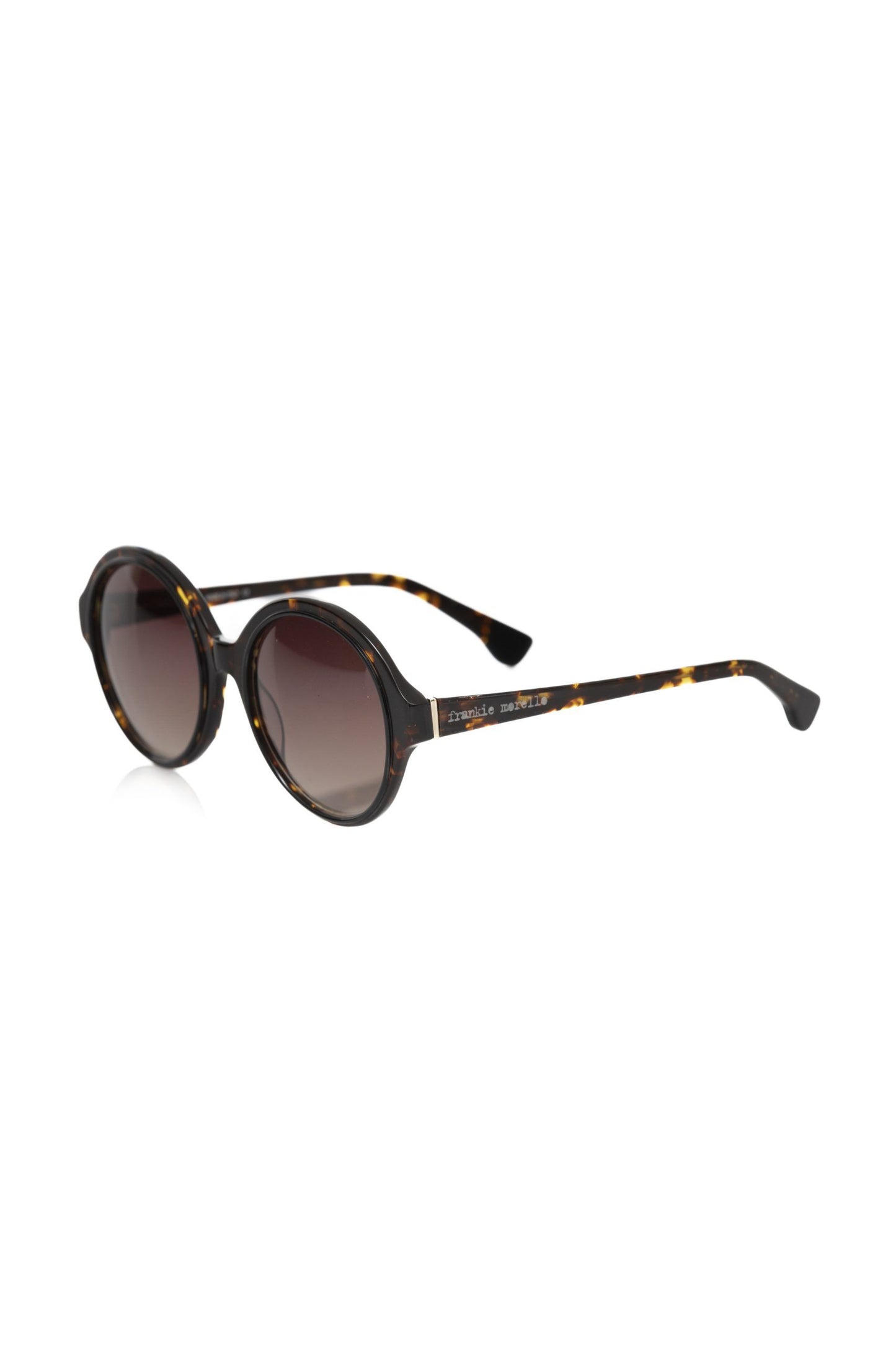 Lunettes de soleil Frankie Morello en acétate noir pour femme