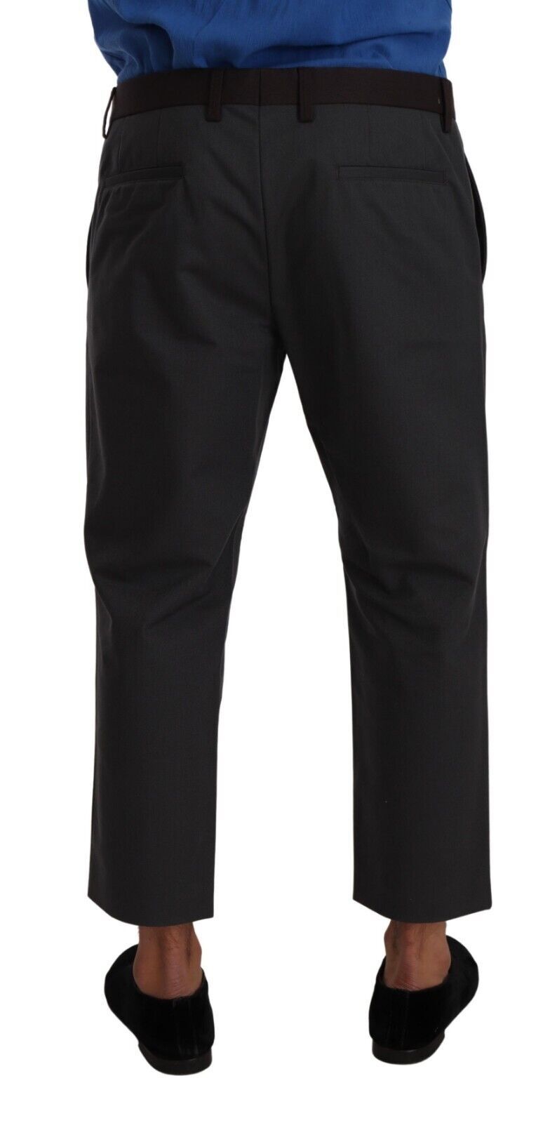 Pantalon court élégant Dolce & Gabbana dans des tons gris et bordeaux