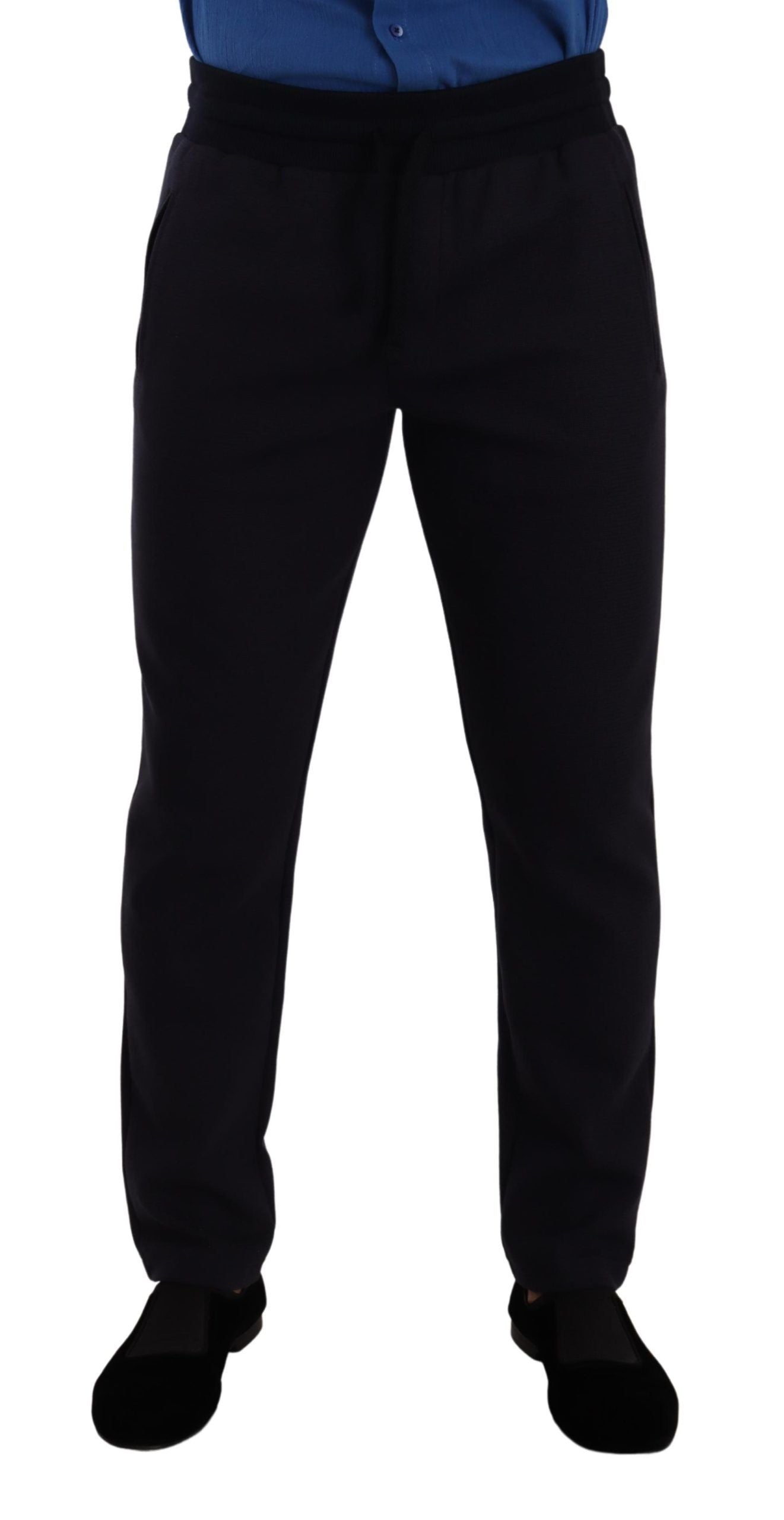 Pantalon de jogging bleu élégant Dolce & Gabbana pour homme