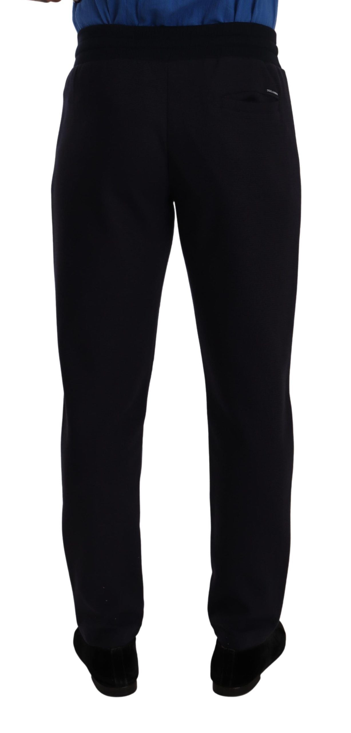 Pantalon de jogging bleu élégant Dolce & Gabbana pour homme