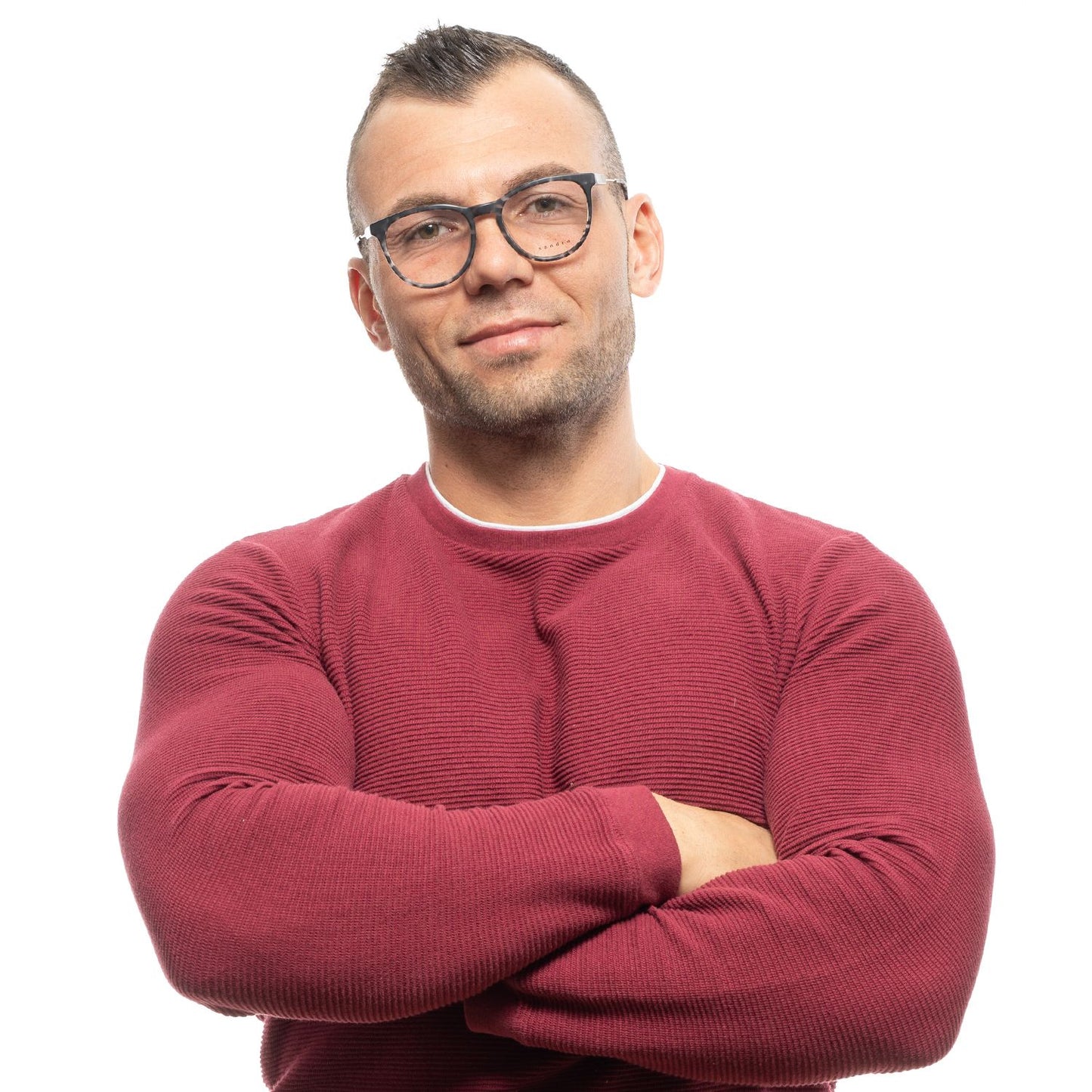 Montures optiques Sandro Gray pour homme