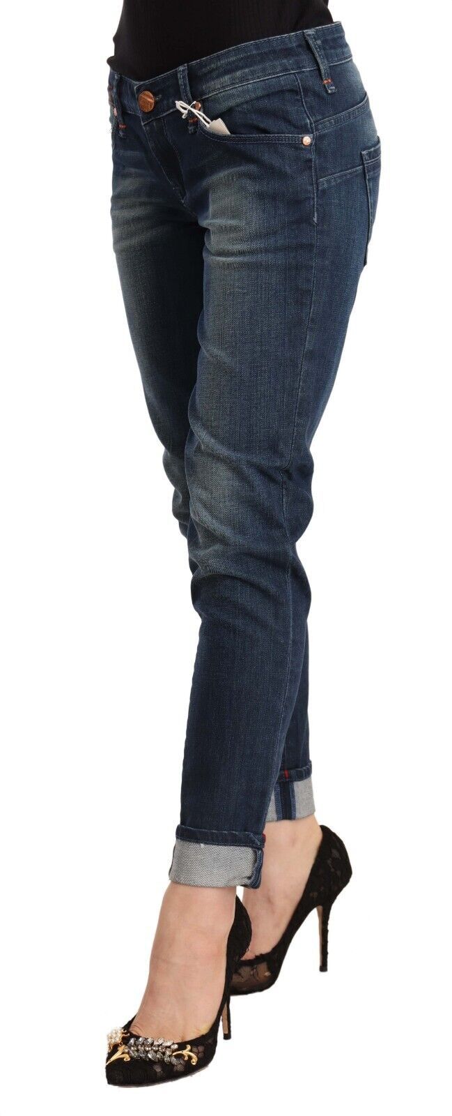Huit jeans skinny bleus sophistiqués