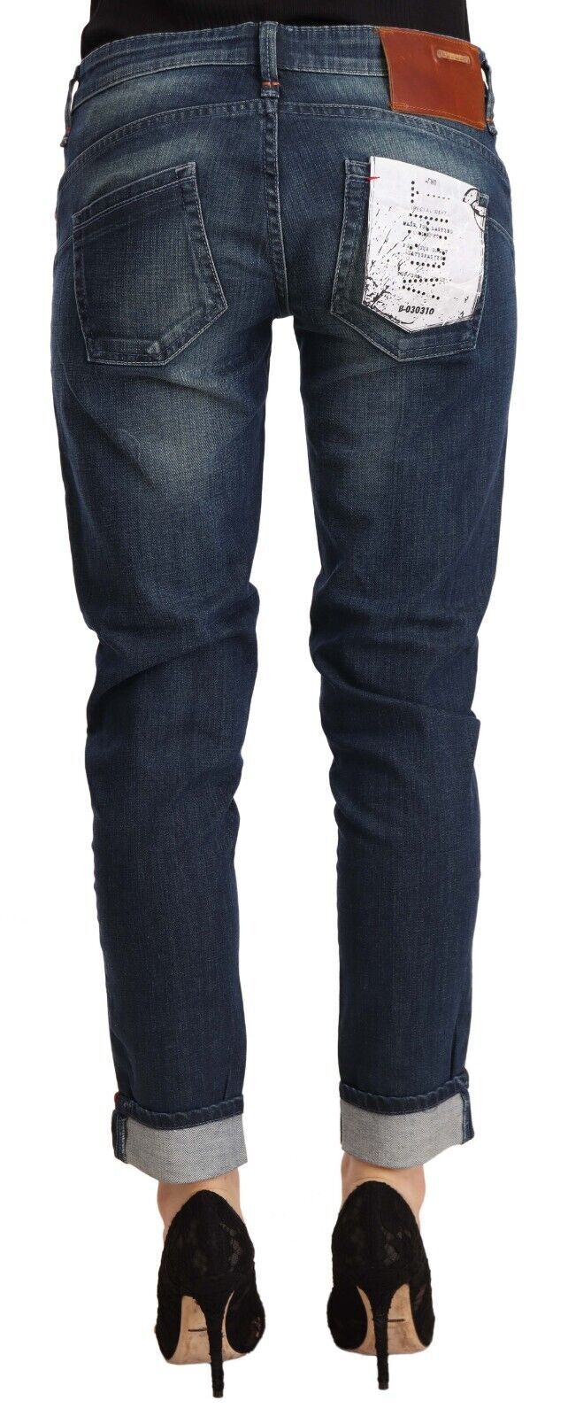 Huit jeans skinny bleus sophistiqués