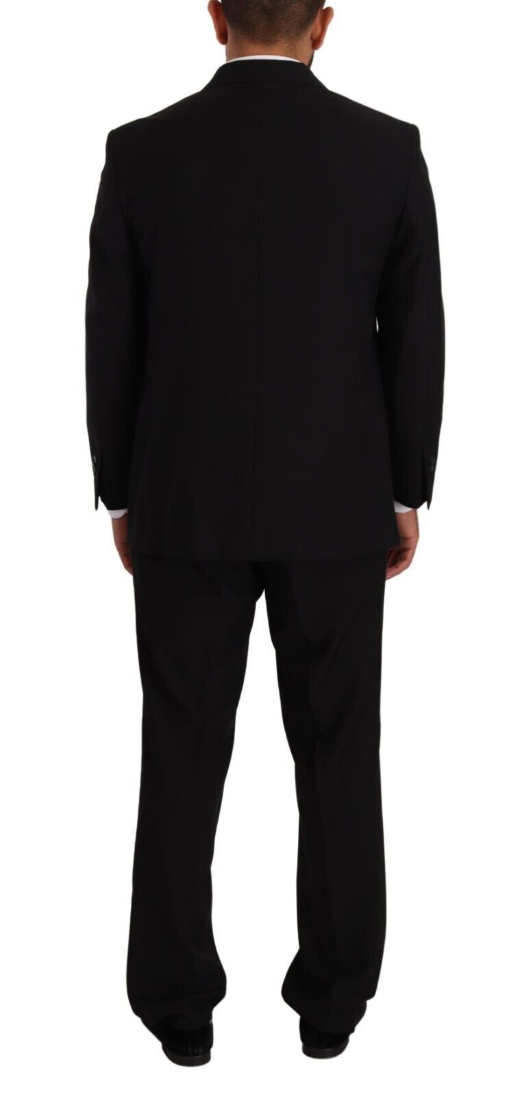 Ensemble élégant costume noir deux pièces Domenico Tagliente