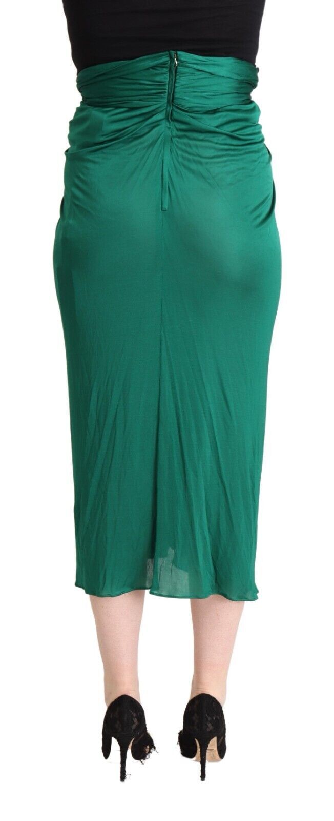 Jupe midi plissée taille haute élégante Dolce & Gabbana
